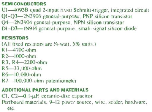 10 circuitos de gerador de função útil bem explicados 30 Circuito gerador de dente-de-serra