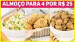 ALMOÇO PARA 4 PESSOAS POR SÓ 25 REAIS! MUITO ECONÔMICO E DIFERENTE | Receitas de Minuto 572