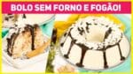 BOLO SEM FORNO E SEM FOGÃO! Bolo MUITO fácil de Tapioca | Sem Glúten | Receitas de Minuto 573
