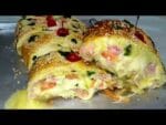 Como fazer pão recheado de queijo presunto e requeijão