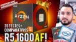 Ryzen 5 1600 AF é tudo isso? 35 Testes vs 1600 AE, 2600, 3600, 3600x, 9100F, 9400F, 9600K, 8700K