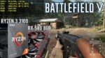 Teste BF5 Multiplayer – Ryzen 3 3100 / RX 580 8GB / 16GB RAM – Ultra vs Low 1080p e 1440p