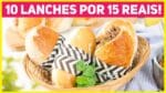 10 LANCHES DE FORNO POR SÓ 15 REAIS! Pão Recheado | Buraco Quente Assado | Receitas de Minuto 575