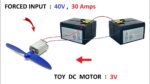30.000 RPM – Motor 3v DC FORÇADO em 40v 30 Amps High RPM |  ISSO PODE VOAR ?
