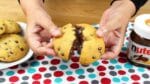 A Melhor Receita de Cookies Recheados com Nutella