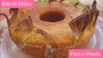 BOLO DE MILHO CAIPIRA ASSADO NA PALHA UMA DELÍCIA SUPER SABOROSO