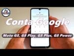 Como remover conta do Google Moto G8 , G8 Play XT2015, G8 Plus XT2019, G8 Power, G8 Power Lite,