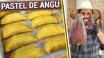 PASTEL DE ANGU COM CORAÇÃO DE BANANEIRA I LÁ NA ROÇA I Receitas de Pai