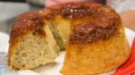 PRÉ MISTURA CASEIRA SABORIZADA E BOLO DE BANANA INVERTIDO