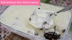 SOBREMESA DOS NAMORADOS DE LEITE NINHO E CHOCOLATE É MARAVILHOSA E FÁCIL DE FAZER SEU MOZÃO VAI AMA