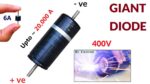 20.000 Amps – Faça um Diodo Gigante de 400V 300A com 20 KA Ampères de Pico |  Melhor projeto DIY 2020