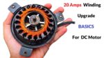 Atualização do enrolamento do motor 12V 20 A DC faça você mesmo