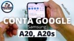 Conta Google Samsung A20, A20s Android 10 Patch de Segurança  Atualizado