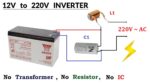 Conversor de 12v DC para 220v AC (INVERSOR) – Sem transformador, sem resistor, sem IC