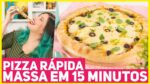 FAÇA PIZZA COM MASSA CASEIRA PRONTA EM SÓ 15 MINUTOS! Como fazer Pizza | Receitas de Minuto 587