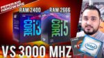 I3 9100F com RAM 2400 Mhz presta? E I5 9400F com RAM 2666? Comparativo RAM 3000 Mhz vs outros CPUs