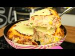 LANCHÃO DE FRANGO FEITO NA FRIGIDEIRA EITA TREM BOM