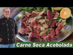 Porção de Carne Seca Acebolada do Chef Taico