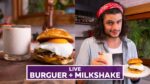 SMASHBURGER + MILK SHAKE COM BACON | RECEITAS DE FAST FOOD | #LIVEMOHINDI