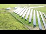 Solução de cercamento para painel de energia solar fotovoltaica