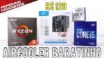 Teste Deepcool Gammaxx 400 – Air Cooler baratinho (R$ 120) vs Cooler Box Ryzen 5 3600 / I5 10400F