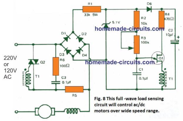 Controle de velocidade do motor