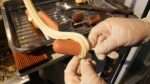 Cachorro-quente mini churros, cachorro-quente com churros de queijo / cachorro-quente mini churros, cachorro-quente com churros de queijo – comida de rua coreana