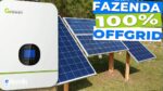 Energia Solar 100% Off Grid Patrício do Uruguai com Growatt