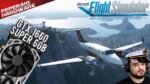 Flight Simulator 2020 com GTX 1660 Super – Rio de Janeiro 1080p High + Teste Climático + 1440p High