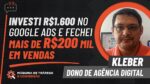 INVESTI R$1.600 NO GOOGLE ADS E FECHEI MAIS DE R$200 MIL EM VENDAS – DEPOIMENTO MÁQUINA DE TRÁFEGO
