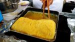 Sanduíche de ovo de camarão / sanduíche de ovo de camarão – comida de rua coreana
