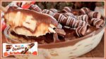 SOBREMESA DE TRAVESSA – FÁCIL RÁPIDO E DELICIOSO – PAVÊ KINDER BUENO