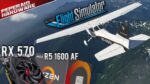 Voando em Flight Simulator 2020 com RX 570 + 1600 AF! São Paulo à Campinas 1080p Baixo, Médio e Alto