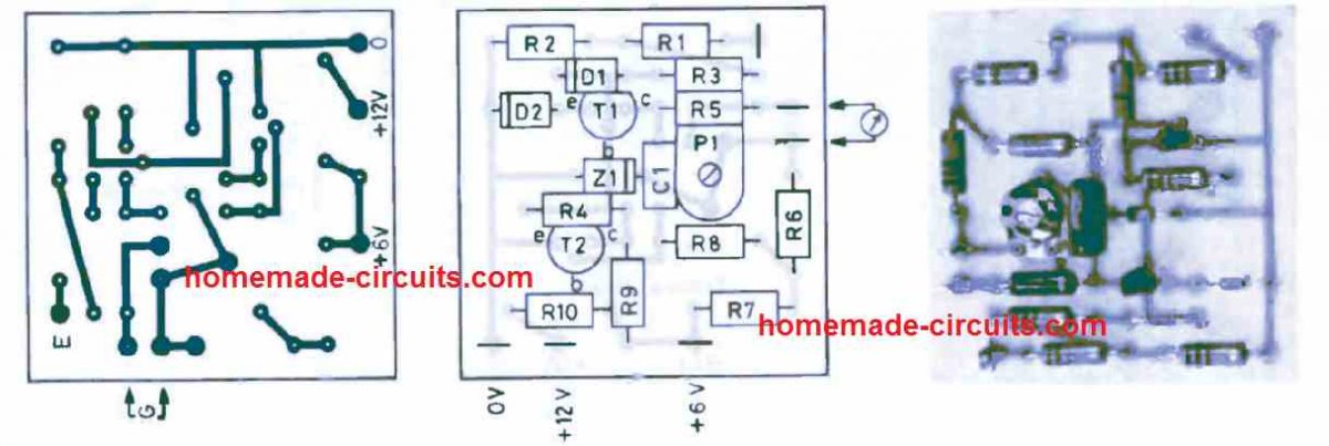 Circuito do Medidor de Manutenção de RPM do Motor de Automóvel (Circuitos de Tacômetro Analógico) 8 Layout de Design de PCB Completo