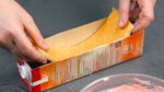 Corte um lado da Tetra Pak e preencha camada por camada | Sobremesa deliciosa de framboesa