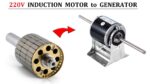 Motor de Indução 220V 100W AC para Gerador Elétrico de BAIXA RPM – Melhor Projeto 2020