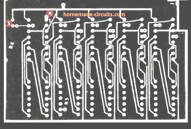 Design de PCB para o contador de frequência de 5 dígitos