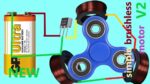 MOTOR BRUSHLESS CASEIRO – COMO FAZER UM MOTOR BRUSHLESS SIMPLES EM CASA – COMO FAZER MOTOR ELÉTRICO V2
