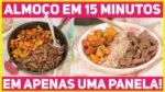 ALMOÇO EM 15 MINUTOS! Picadinho Isca de Carne com Farofa de Feijão Fradinho | Receitas de Minuto 610