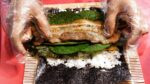 Busan Kkangtong Market Pork Belly Gimbap Restaurant / Street food / Grilled Pork Bally Gimbap – comida de rua coreana