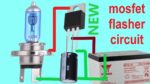 CIRCUITO FLASHER COM MOSFET – COMO FAZER UM CIRCUITO FLASHER MOSFET SIMPLES – FAZER CIRCUITO FLASHER
