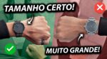 DESCUBRA O TAMANHO IDEAL DE RELÓGIO PARA O SEU PUNHO!