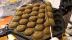 Espetos de abóbora Waffle / comida de rua coreana