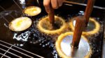 Panqueca doce de ovo frito – Hotteok / comida de rua coreana