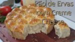 Pão Recheado com Creme Cheese.
