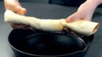 Se você rechear 8 tortillas e enrolá-las dessa maneira, terá a melhor enchilada