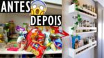 VLOGÃO ORGANIZANDO A DESPENSA + PRATELEIRA DE POTES