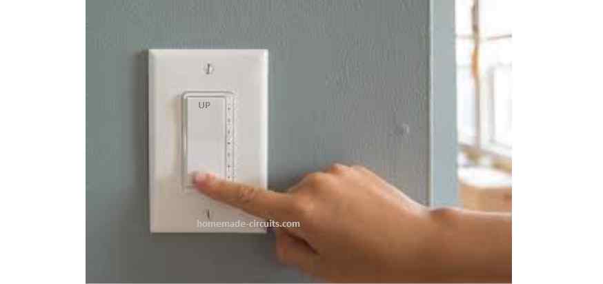 Circuito Dimmer de Luz de Botão