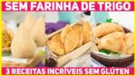 3 RECEITAS SEM FARINHA QUE VÃO TE SURPREENDER | Sem Glúten | Receitas de Minuto