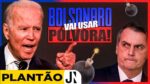 BOLSONARO AMEAÇA JOE BIDEN COM PÓLVORA | Plantão JN